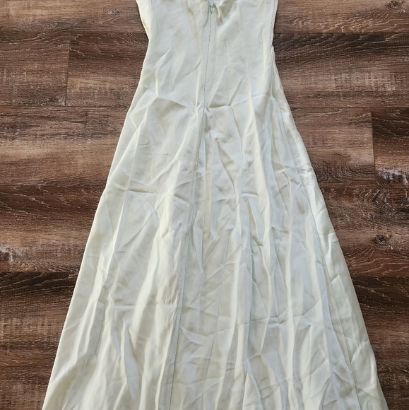 Jonathan Simkhai Finley Gown In Salt Water Size 2 - Picture 8 of 16